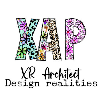 XAP XR Architect Design Realties  Floral Leopard Print Design