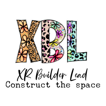 XBL XR Builder Lead Design with Flowers and Leopard Print