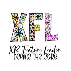 XFL XR Feature Leader Define The Core Graphic Design