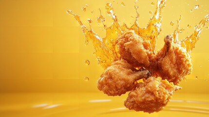Crispy Fried Chicken: Delicious Food Photography for Restaurant Menus & Websites