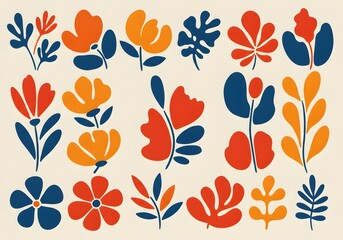 seamless pattern with leaves