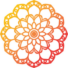 abstract flower pattern