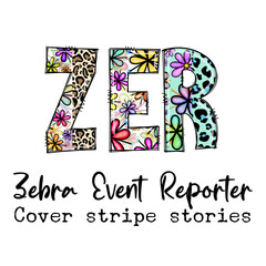 Zebra Event Reporter Cover Stripe Stories Design