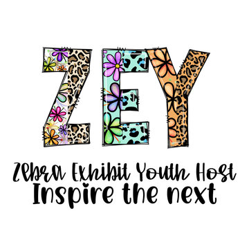 ZEY Exhibit Youth Host Inspire the Next Design with Flowers and Leopard Print