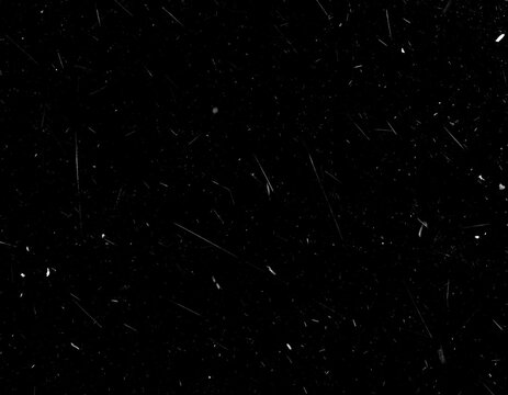 Black Background with White Dust Particles Texture