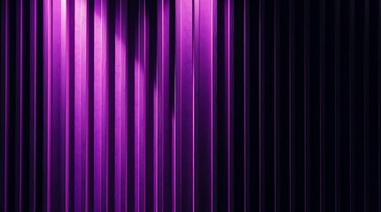 An abstract image depicts vertical bars in a gradient of purples and blacks, transitioning from vibrant to dark.