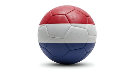 Fototapeta premium Netherlands Soccer Ball A Stunning Image of Dutch National Pride