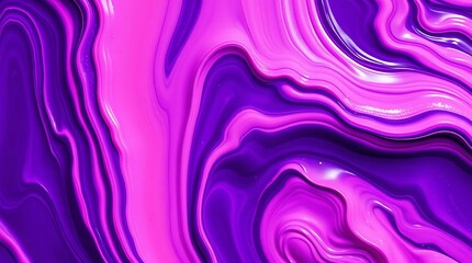 Abstract design with swirled pink and purple paint.