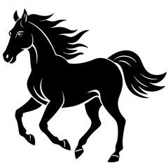 Obraz premium Running horse
