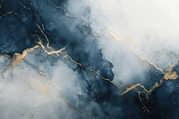  Abstract black and white marble texture with golden veins, elegant natural pattern used in backgrounds, luxury or design work