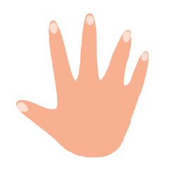 Hands handraw element design 