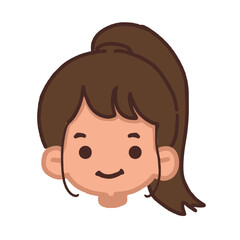 little girl with a big smile