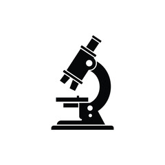 Microscope Focus shilhuette icon