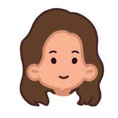 Girl cute aesthetic design 