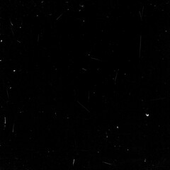 Black Background With White Dust And Scratches