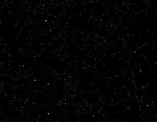 Dark Night Sky With White Stars Background
