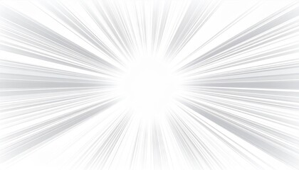Fototapeta premium Abstract White And Grey Speed Light Rays Burst