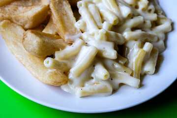 Classic Macaroni With Cheese Pasta Meal