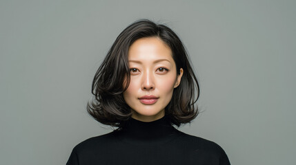 Obraz premium A Korean woman in her mid-40s