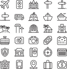 "40 Summer & Camping Line Icons – Outdoor Adventure SVG Pack"

"Minimal Travel & Beach Icons – Vector Set for Vacation Projects"

"Camping, Hiking, and Nature Icons – Perfect for Outdoor Designs"

"Va