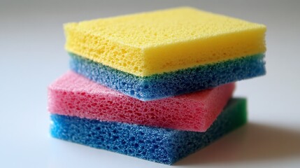 kitchen sponge to clean scouring pads