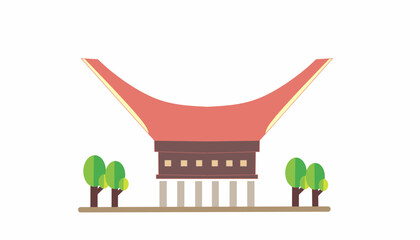 Tongkonan traditional house from tana toraja, indonesia.