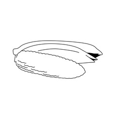line art corn