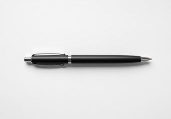 Sleek Black Pen Minimalist Design, Professional Writing Tool for Office & Everyday Use