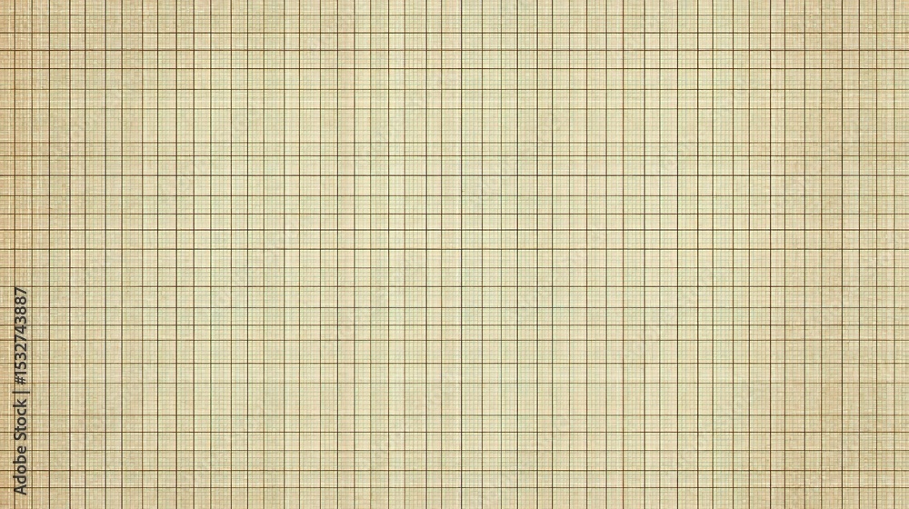 Aufkleber beige graph paper with small precise grid pattern for design use