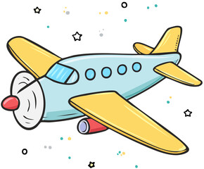 Yellow and Orange Toy Airplane
