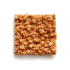 Delicious Homemade Oatmeal Energy Bar, Top View