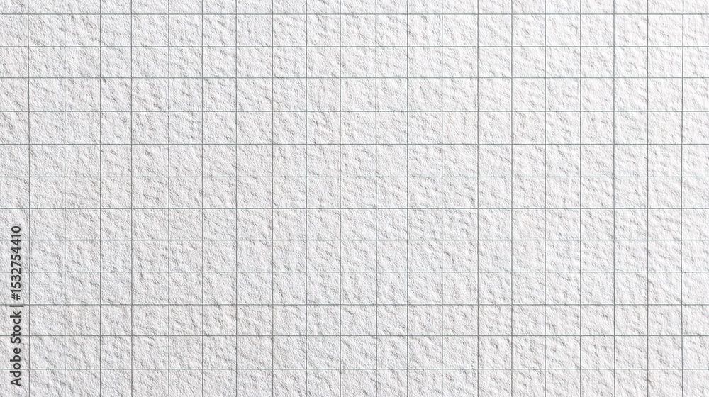 Aufkleber clean minimalist white paper texture with subtle grid pattern