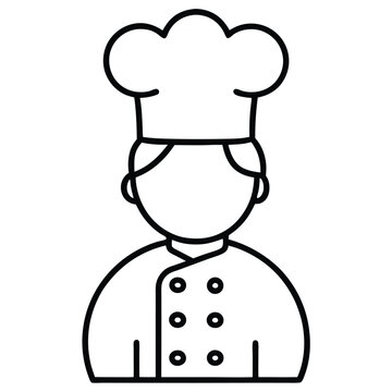 recommend clip art: chef hat cooking line art icon