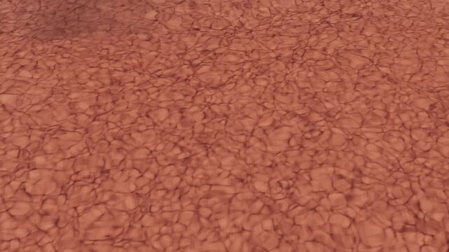 Faszinierende Lichtreflexionen in brauner Fl&uuml;ssigkeit - brillante Wassertextur , Hintergr&uuml;nde, Wissenschaft, Industrie, Umwelt, Oberfl&auml;che, Chemie
