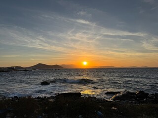 Obraz premium sunset over the sea