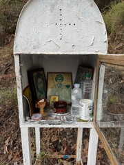 Greek roadside chapel