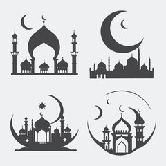 vector illustration of mosque