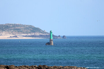 Paysage sur le littoral breton