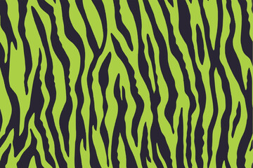 Green and black tiger-stripe camouflage pattern.Camouflage seamless pattern. Tiger stripe camouflage pattern. Vector Illustration