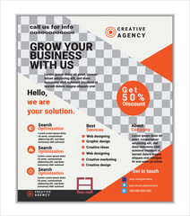  Modern Corporate Business Flyer Template – Professional, Clean, and Fully Editable Design.
