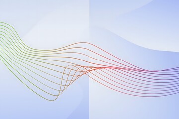 Abstract colorful lines and gradient background for modern design and technology concepts