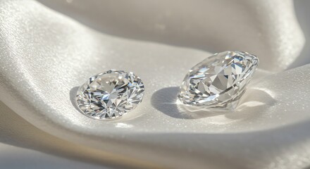diamond ring on a white background