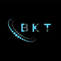 BKT letter logo creative design. BKT unique design.