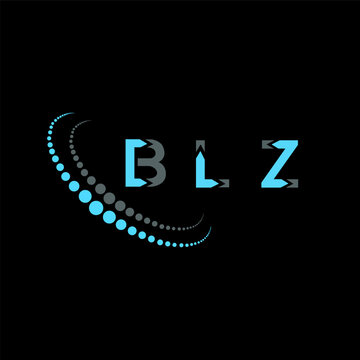 BLZ letter logo creative design. BLZ unique design.