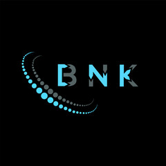 BNK letter logo abstract design. BNK unique design. BNK.