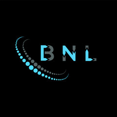BNL letter logo abstract design. BNL unique design. BNL.