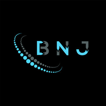 BNJ letter logo abstract design. BNJ unique design. BNJ.