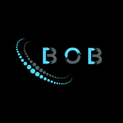 BOB letter logo abstract design. BOB unique design. BOB.