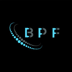 BPF letter logo abstract design. BPF unique design. BPF.