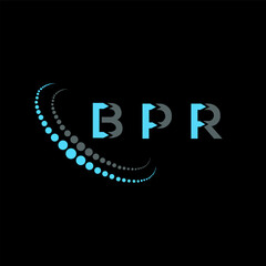 BPR letter logo abstract design. BPR unique design. BPR.